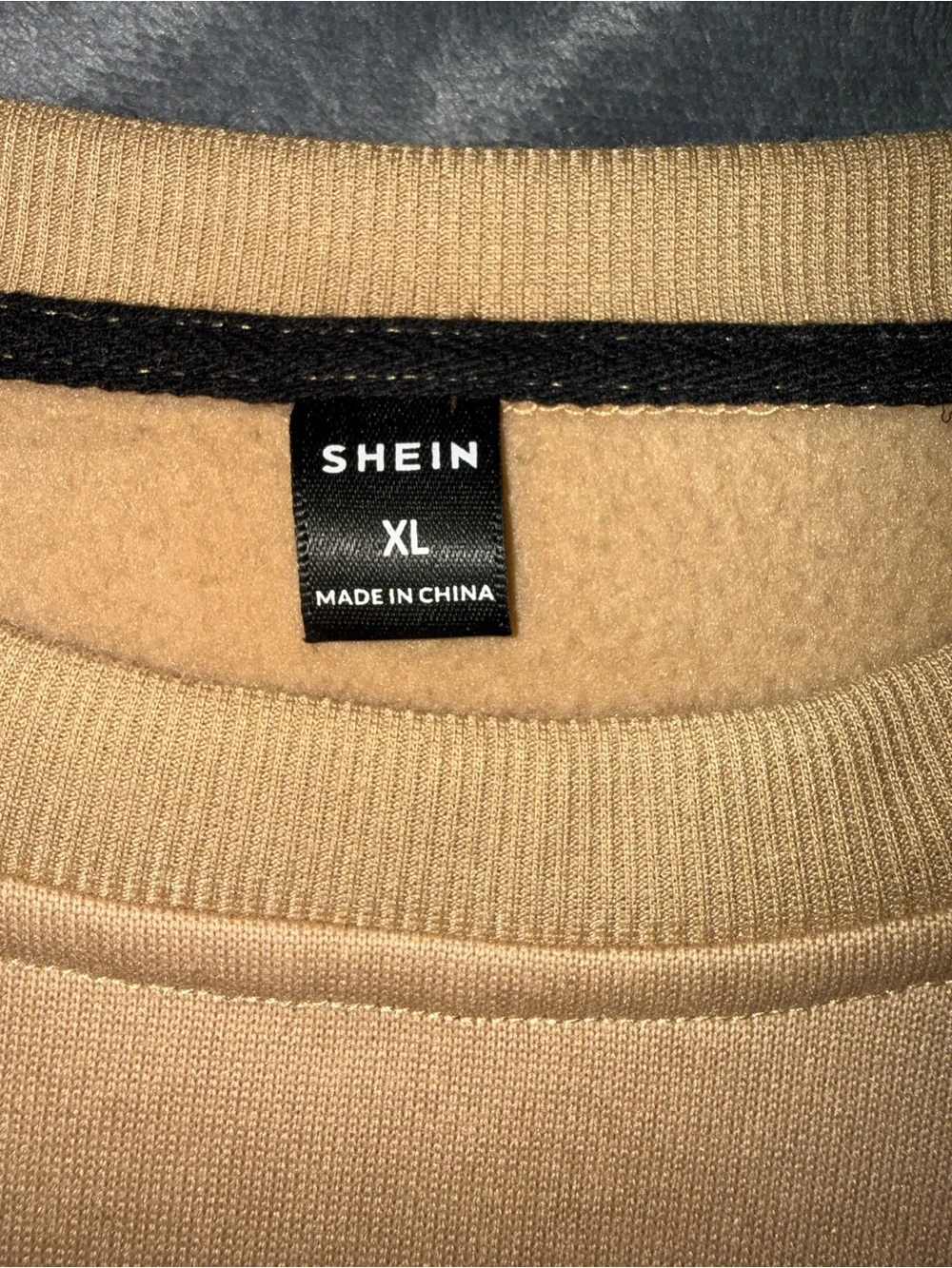 Beige 'TODAY' Crewneck Sweatshirt